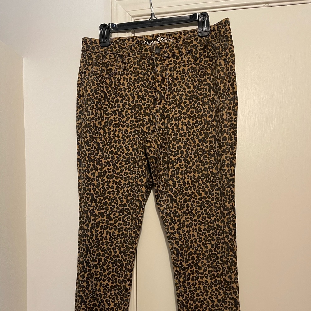 Universal Thread Leopard Stretchy Skinny Jeans